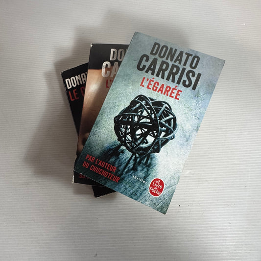 Donato Carrisi French Language Crime Book Bundle x 3 Books (2578)