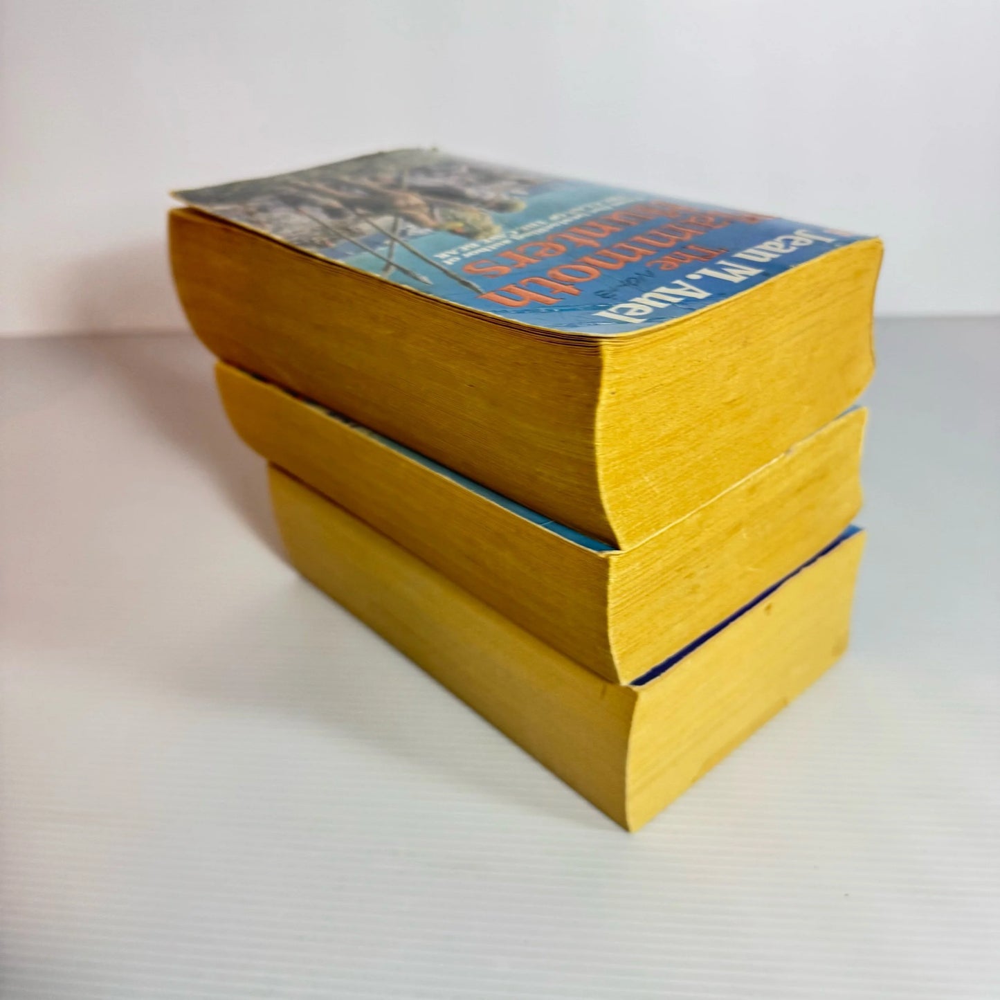 Jean M. Auel Book Bundle x 3 Books : The Plains of Passage, The Valley of Horses & The Mammoth Hunters (2226)