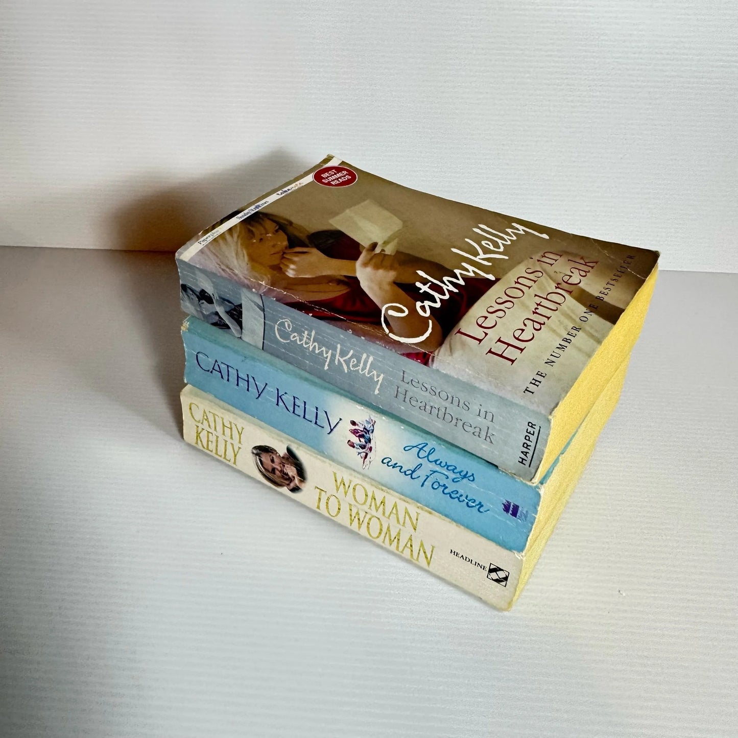 Cathy Kelly Book Bundle x 3 Books : Lessons in Heartbreak, Always and Forever, Woman to Woman