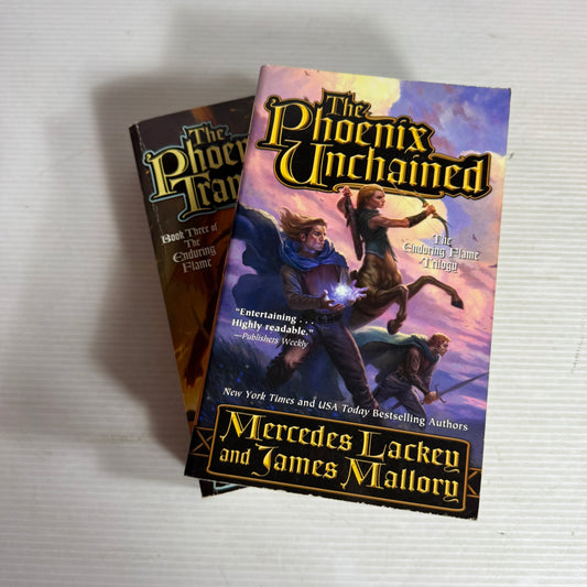 Mercedes Lackey & James Mallory The Enduring Flame Books 1 & 2 : The Phoenix Unchained & The Phoenix Transformed (2955)