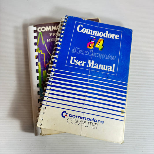 Commodore 64 Manuals x 2 Manuals : (Vintage 1984) (2544)