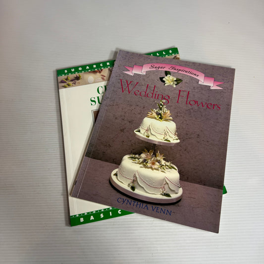 Sugar Craft / Icing Book Bundle x 2 Books : Creative Sugarpaste & Wedding Flowers(2478)