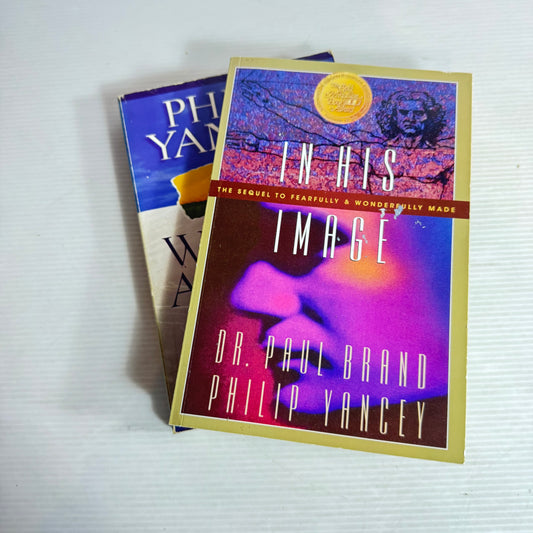 Philip Yancy Christian Book Bundle x 2 : What's So Amazing About Grace? & In His Image (2852)