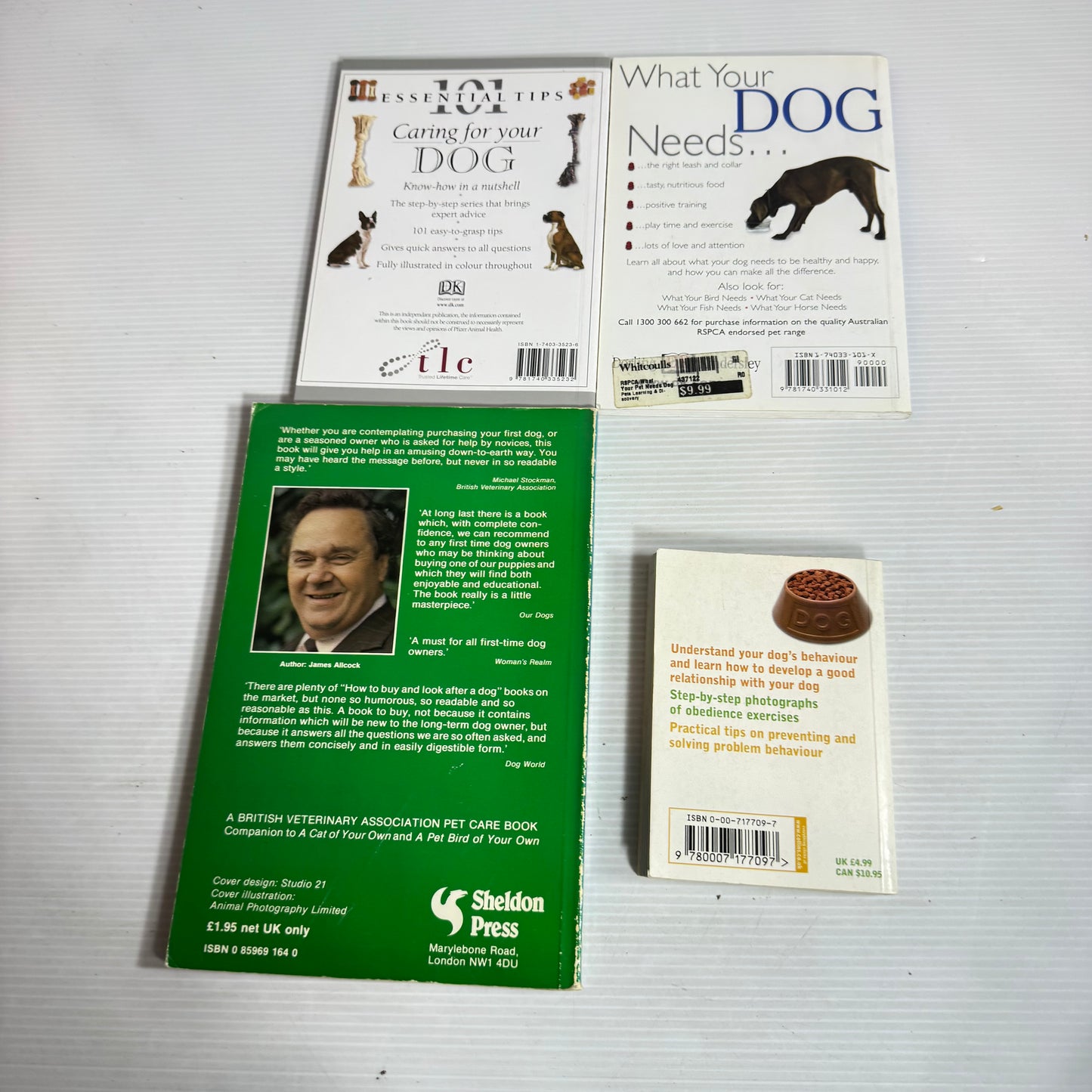 Dog Care & Training Book Bundle x 4 Books (2586)