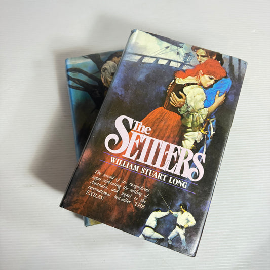 William Stuart Long Vintage Book Bundle x 2 : The Explorers & The Settlers (2814)