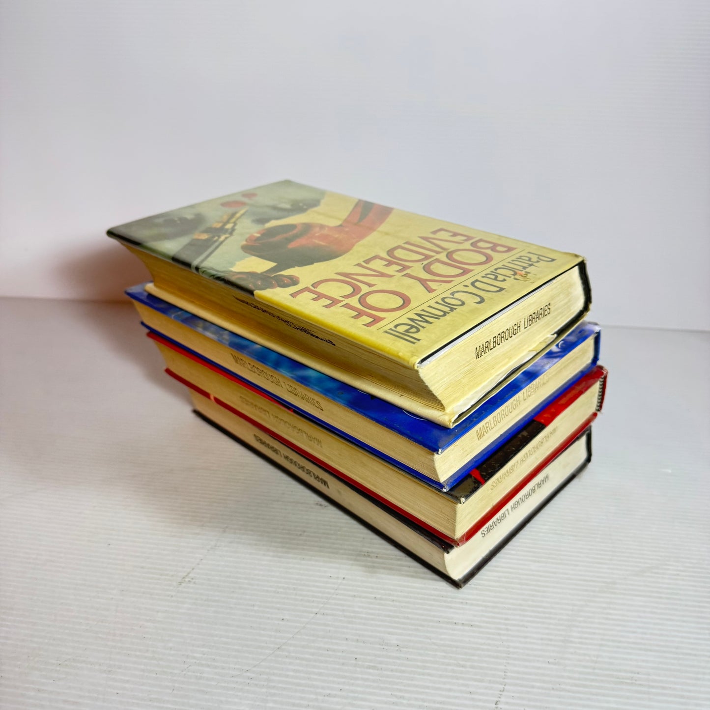 Large Print Crime Book Bundle x 4 : Body of Evidence, Murder on the Ile Sant-Louis, Watchman, The Society (2873)