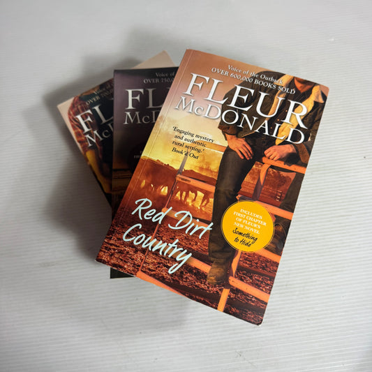 Fleur McDonald Book Bundle x 3 : Into the Night, Red Dirt Country, Rising Dust (2890)