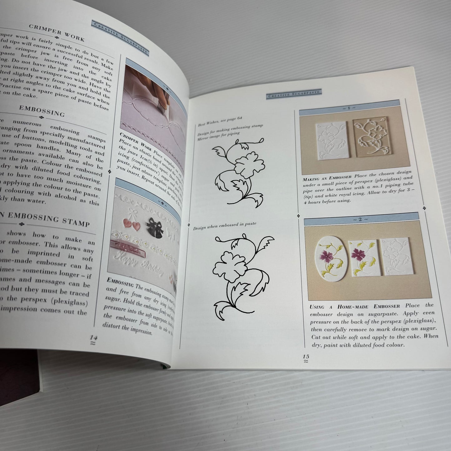 Sugar Craft / Icing Book Bundle x 2 Books : Creative Sugarpaste & Wedding Flowers(2478)