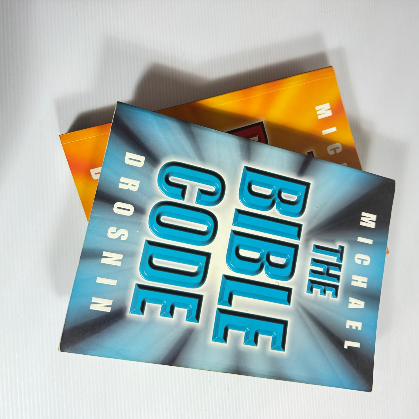 Michael Drosnin Book Bundle x 2 : The Bible Code & Bible Code 2 The Countdown (3267)