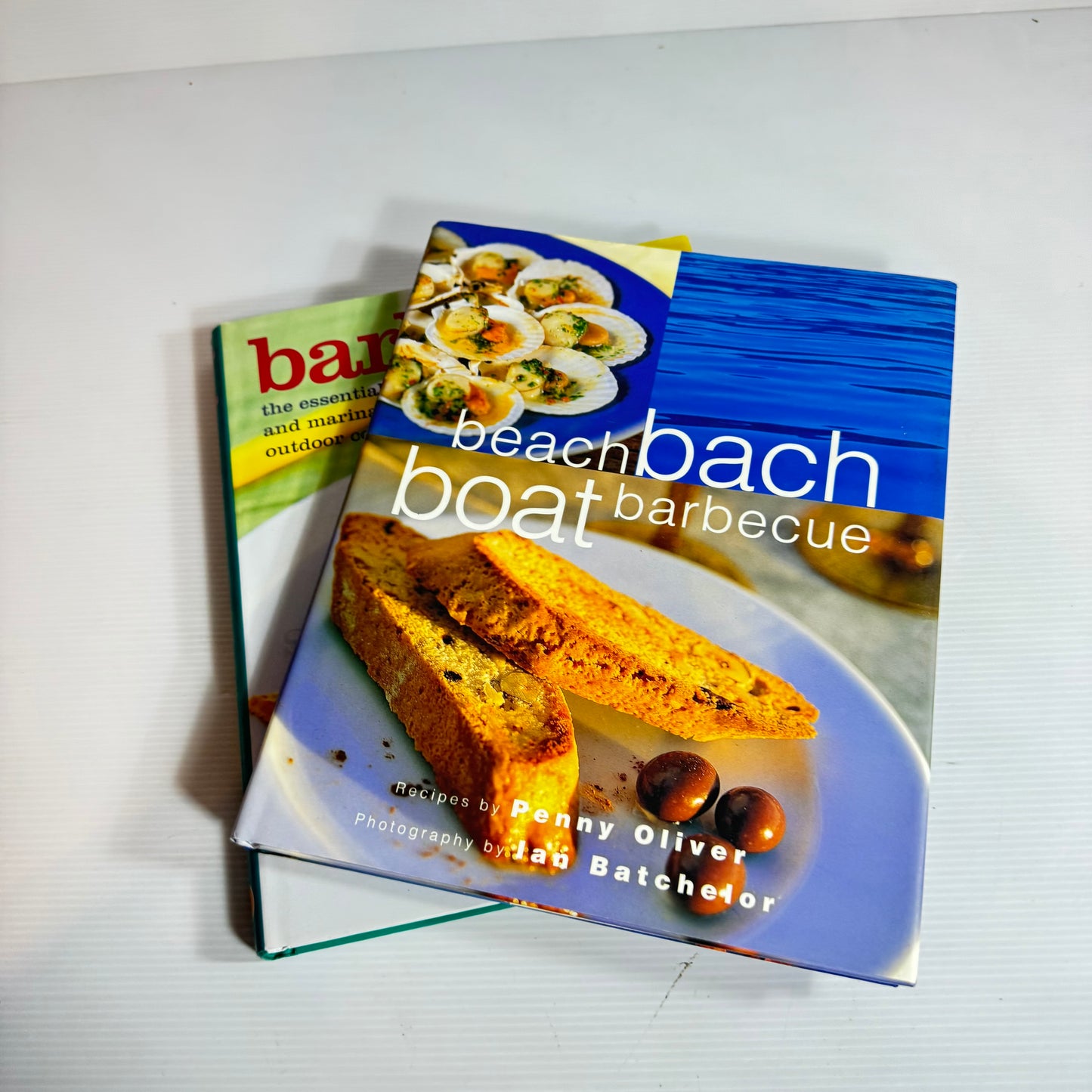 Barbecue Cookbook Bundle x 2 : Beach Bach Boat Barbecue - Penny Oliver & Barbecue (3309)