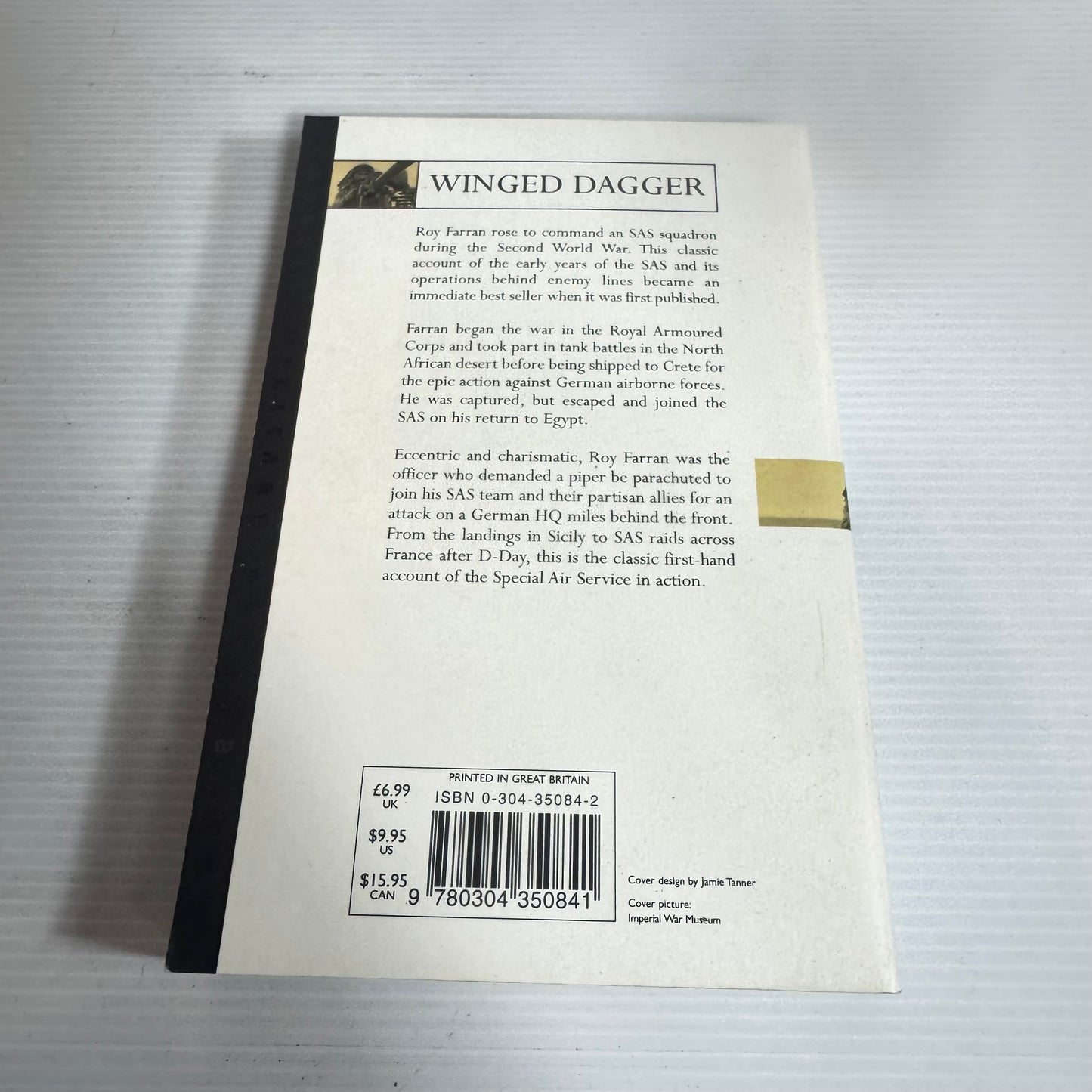 Winged Dagger : Adventures on Special Service - Roy Farran