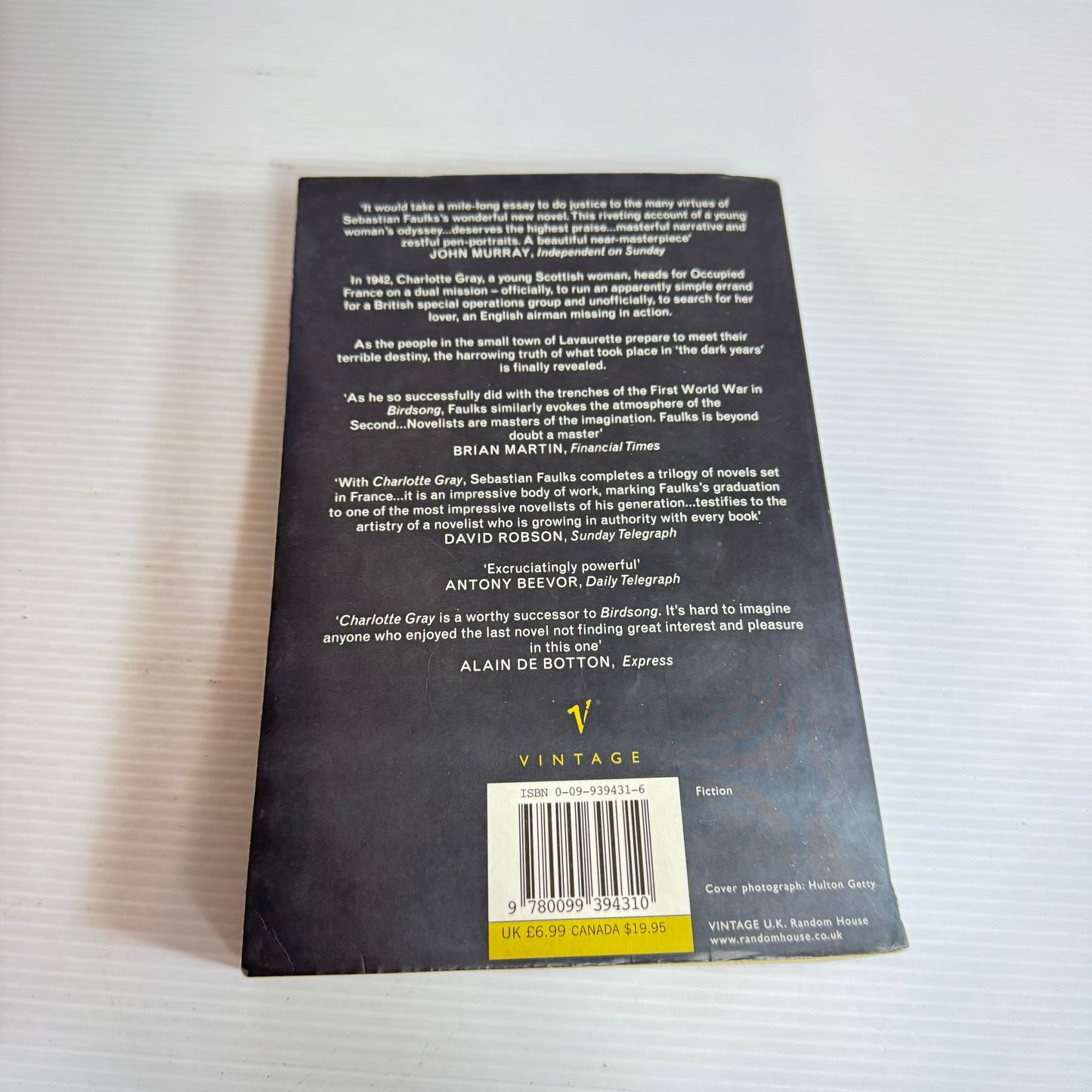 Charlotte Gray - Sebastian Faulks