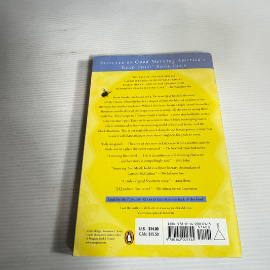 The Secret Life of Bees - Sue Monk Kidd
