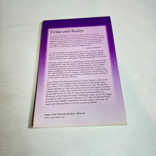 Virtue And Reality - Lama Zopa Rinpoche