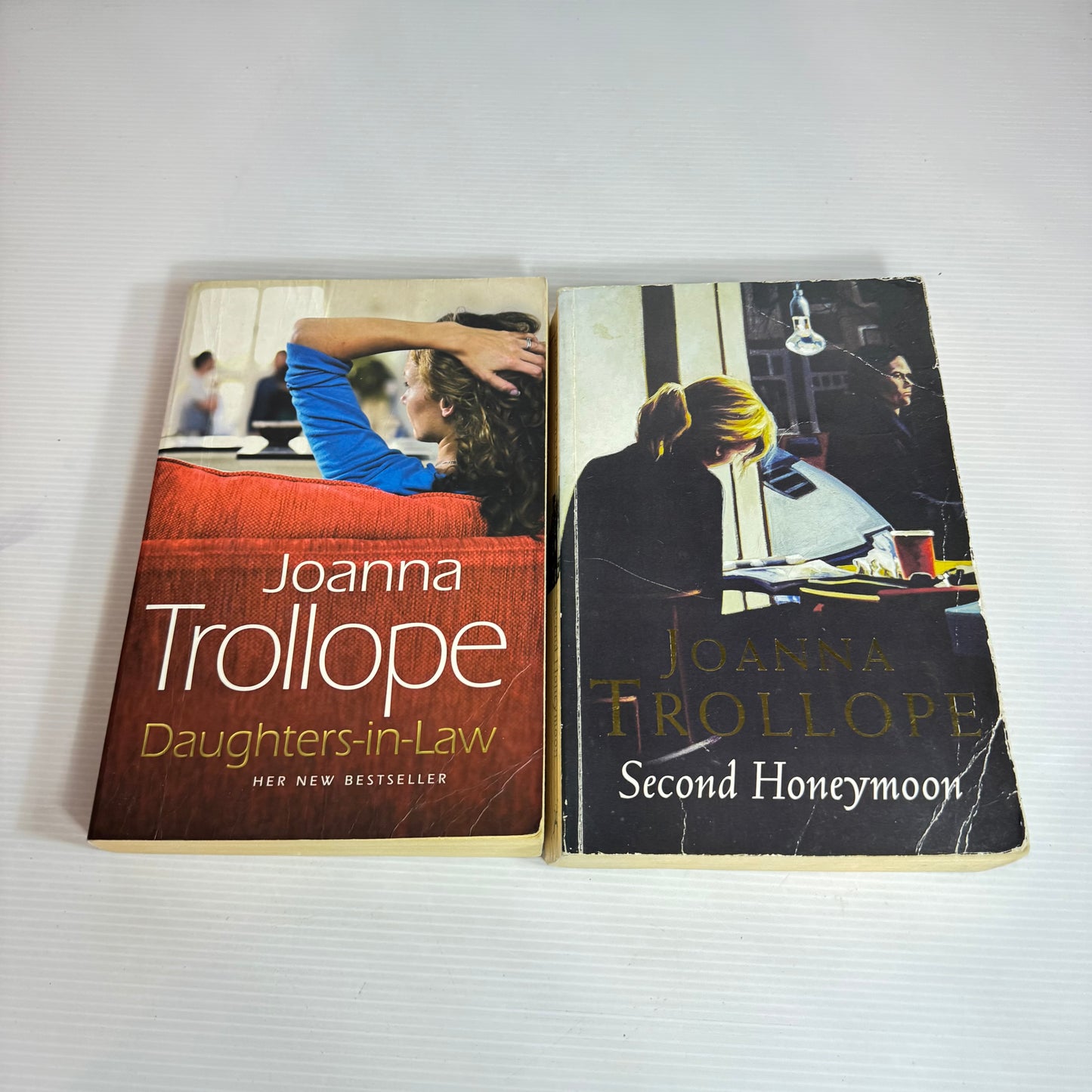 Joanna Trollope Book Bundle x 2 : Second Honeymoon & Daughters-In-Law (2432)