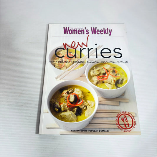 The Australian Women's Weekly x 2 Books : New Curries & New Salads (2262)