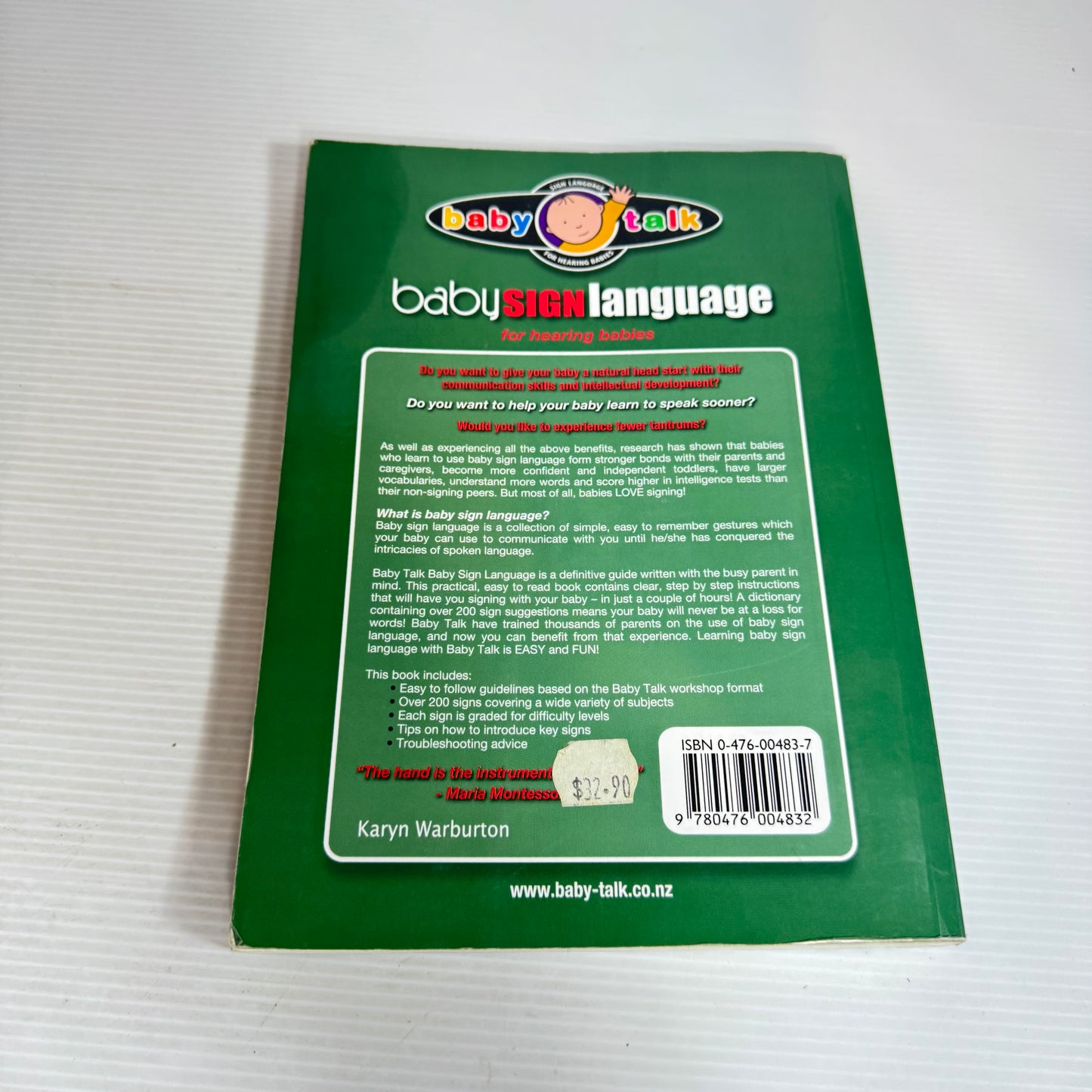 Baby Sign Language for Hearing Babies - Karyn Warburton