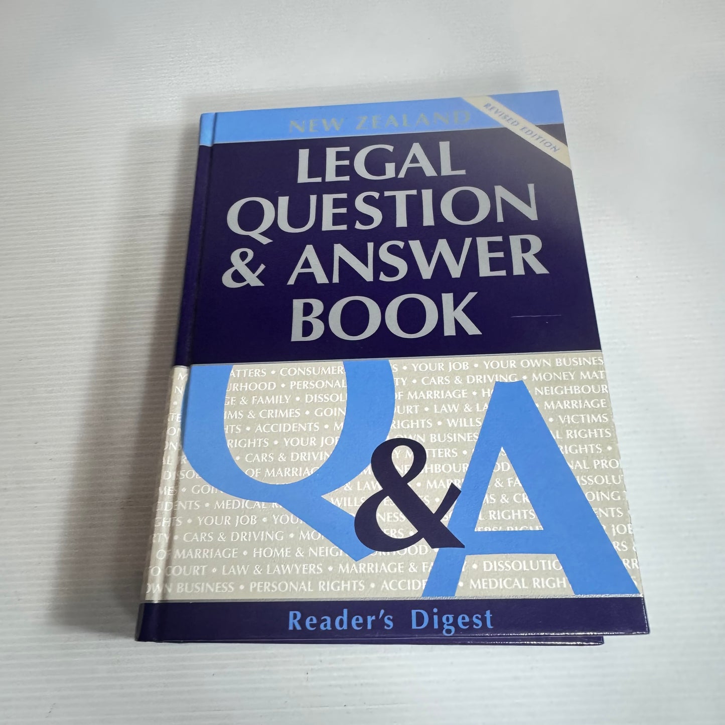 New Zealand Legal Question & Answer Book - Reader's Digest