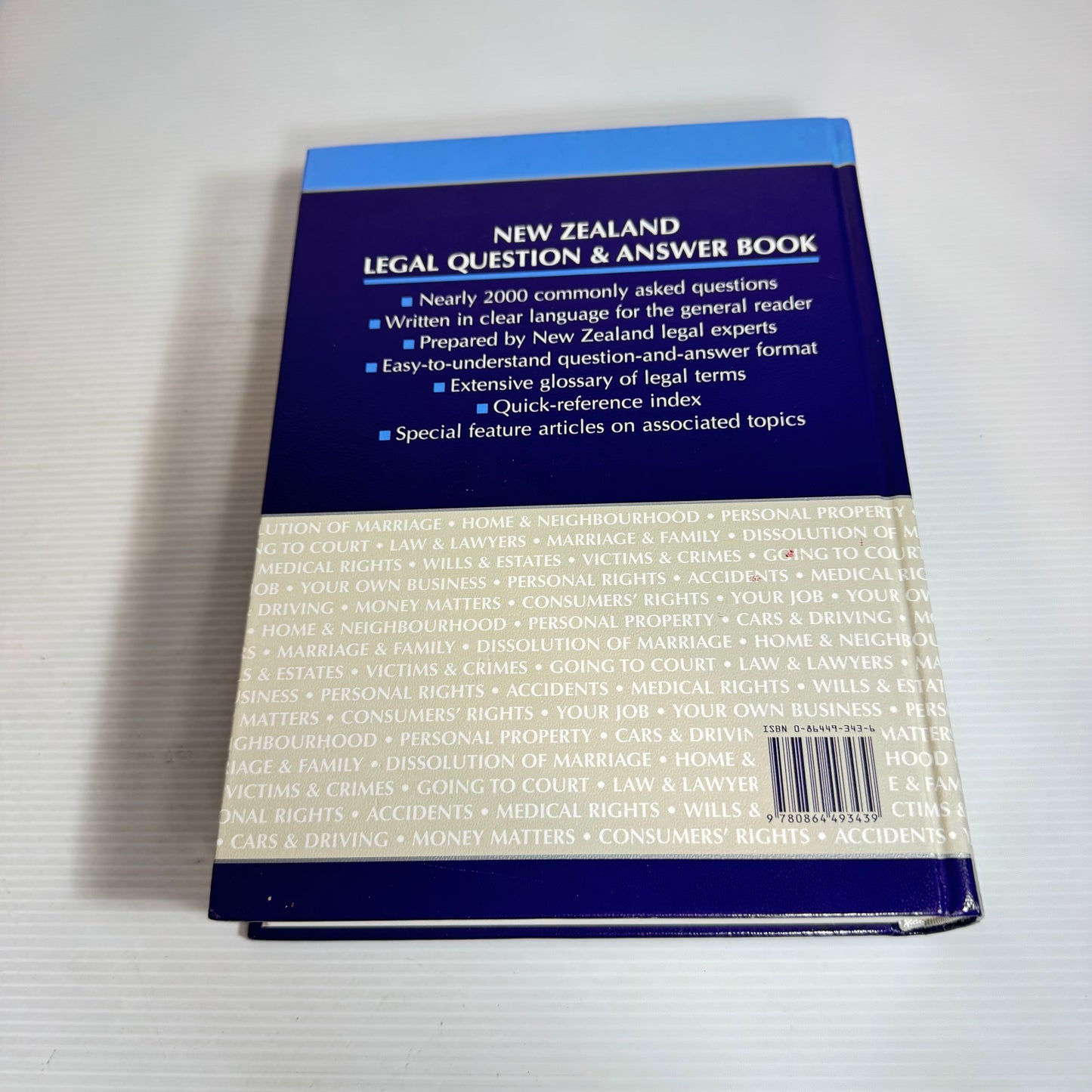 New Zealand Legal Question & Answer Book - Reader's Digest
