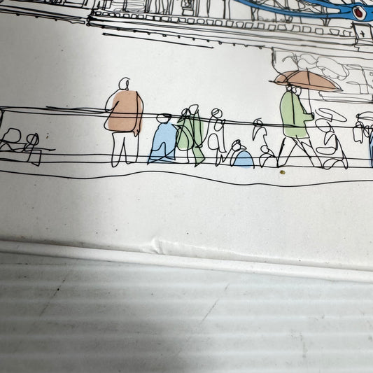 A Line Around England : A Colouring Book of the Nation's Favourite Landmarks - Simon Harmer