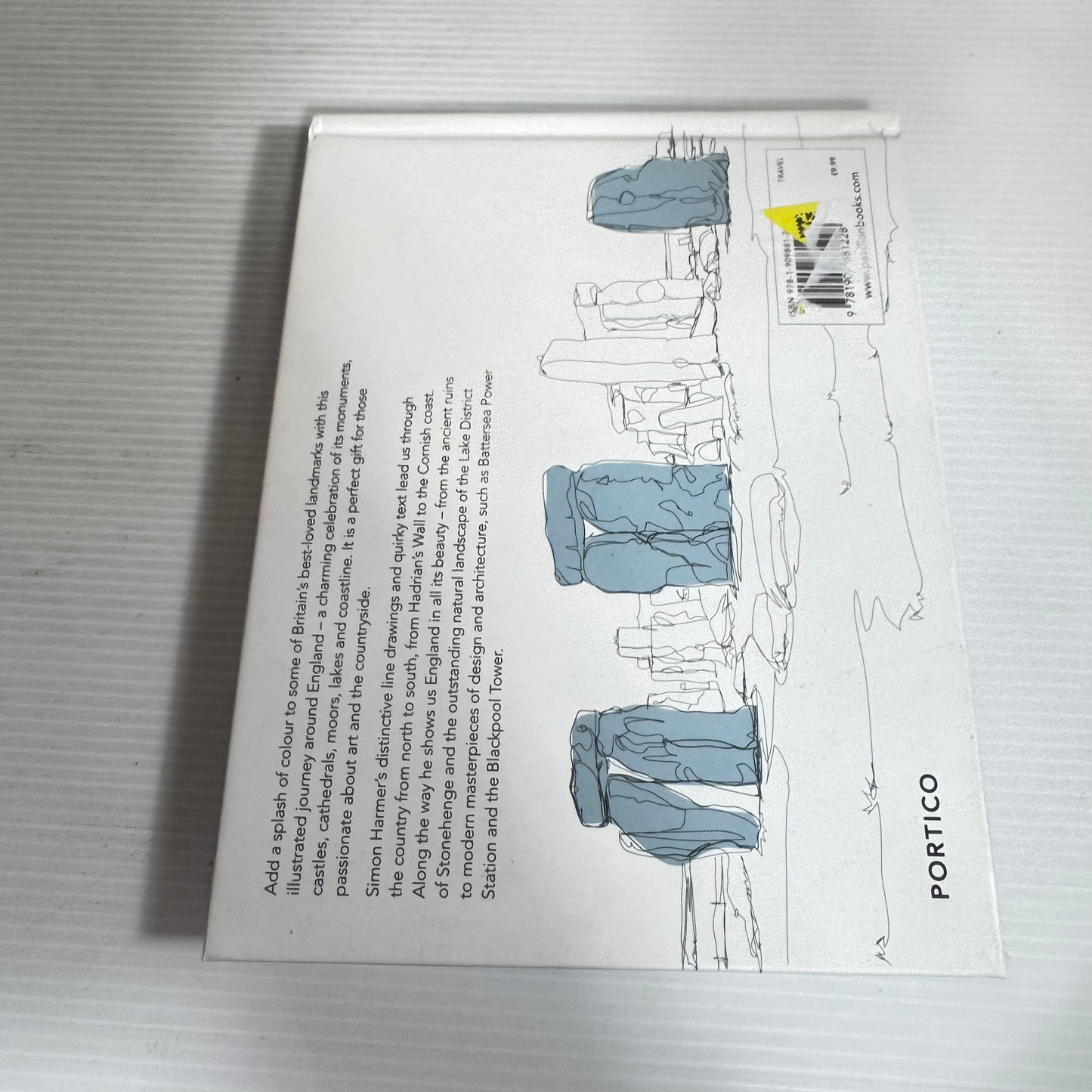 A Line Around England : A Colouring Book of the Nation's Favourite Landmarks - Simon Harmer