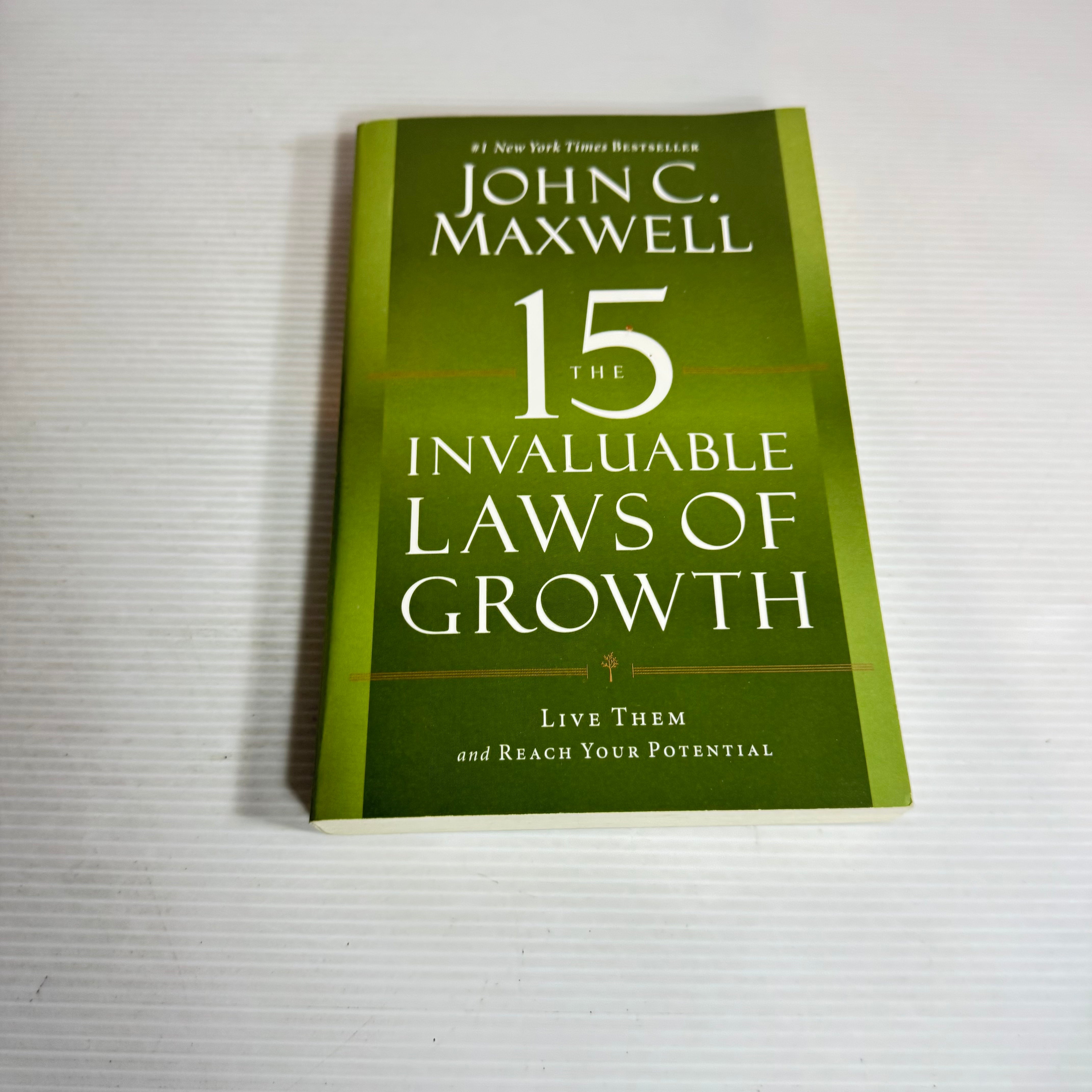 The 15 Invaluable Laws of Growth - John C. Maxwell – Second Chance Books