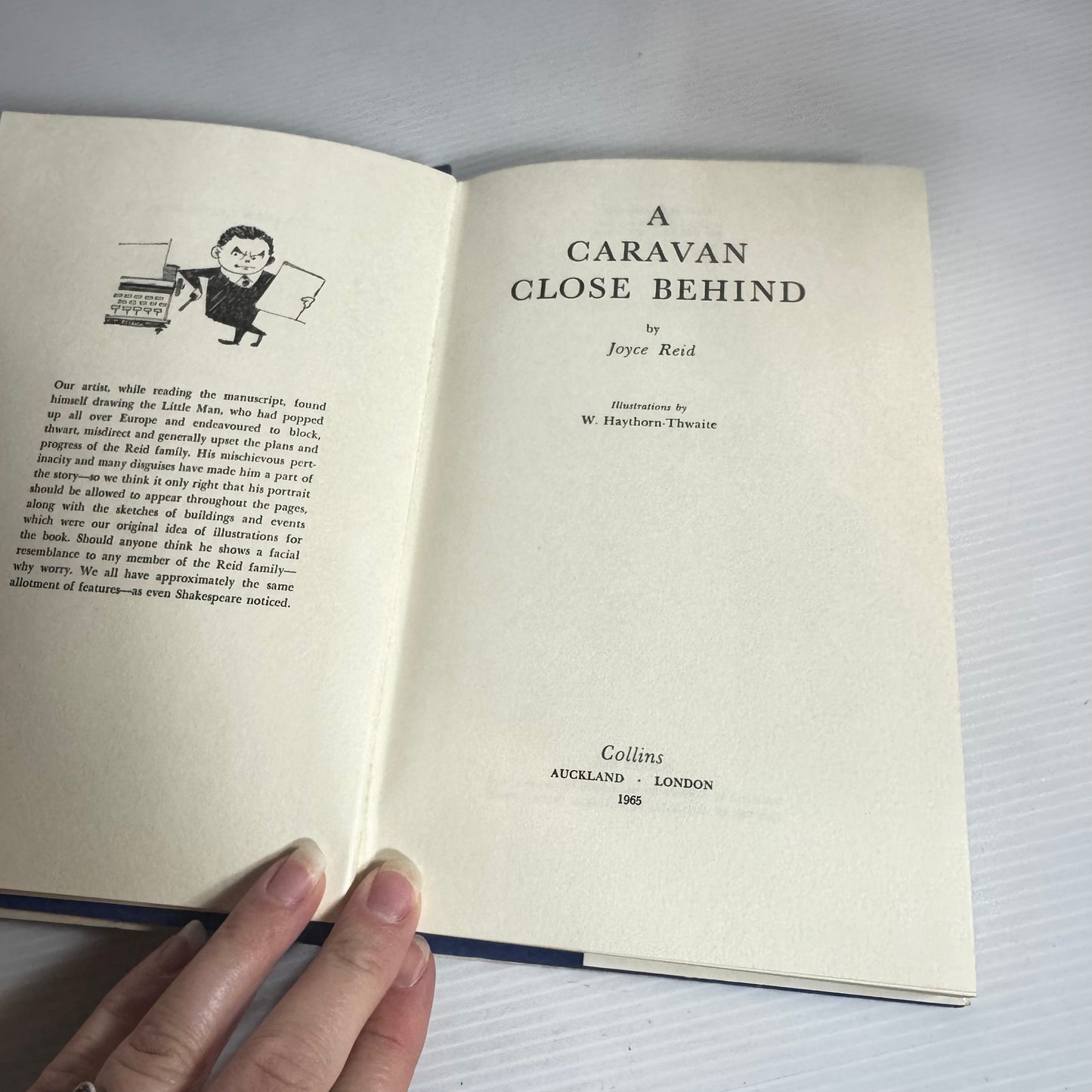 A Caravan Close Behind - Joyce Reid (Vintage 1965 First Edition)