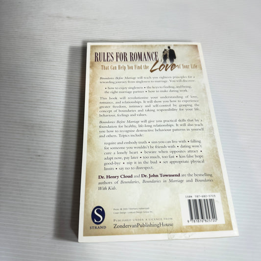 Boundaries Before Marriage - Dr Henry Cloud and Dr John Townsend