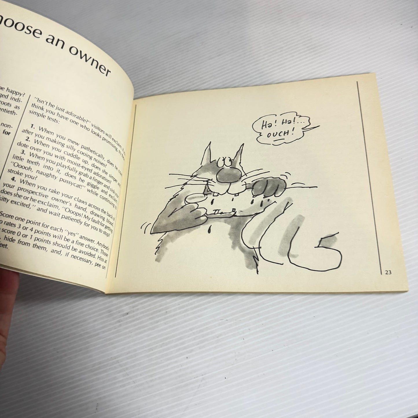 How To Be A Happy Cat - Charles Platt & Cartoons by Gray Jolliffe (Vintage 1986)