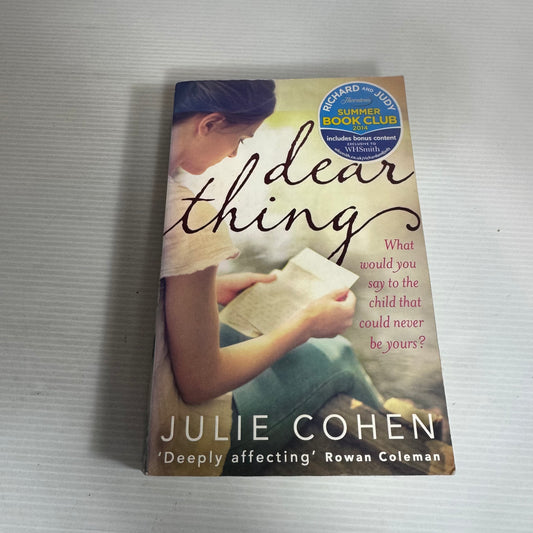Dear Things - Julie Cohen