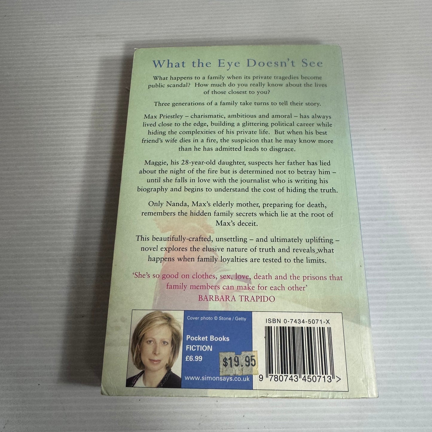 What The Eye Doesn't See - Alice Jolly