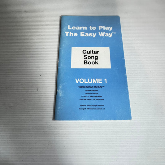 Learn to Play the Easy Way : Guitar Song Book Volume 1  (Vintage 1989)