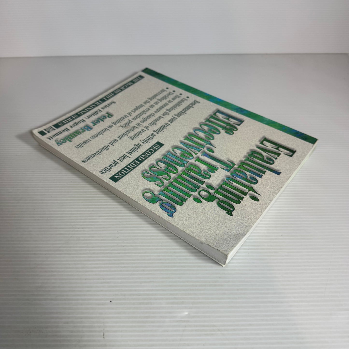 Evaluating Training Effectiveness 2nd Ed. - Peter Bramley