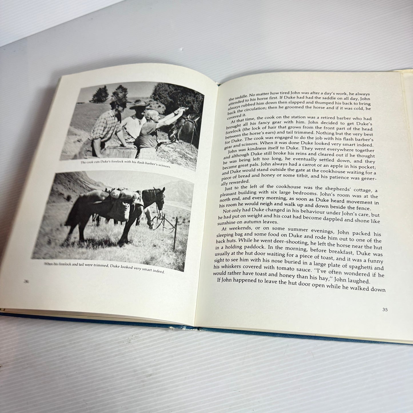Old Duke : The Story of a Hard-case Horse - Mona Anderson (Vintage 1977 First Edition)