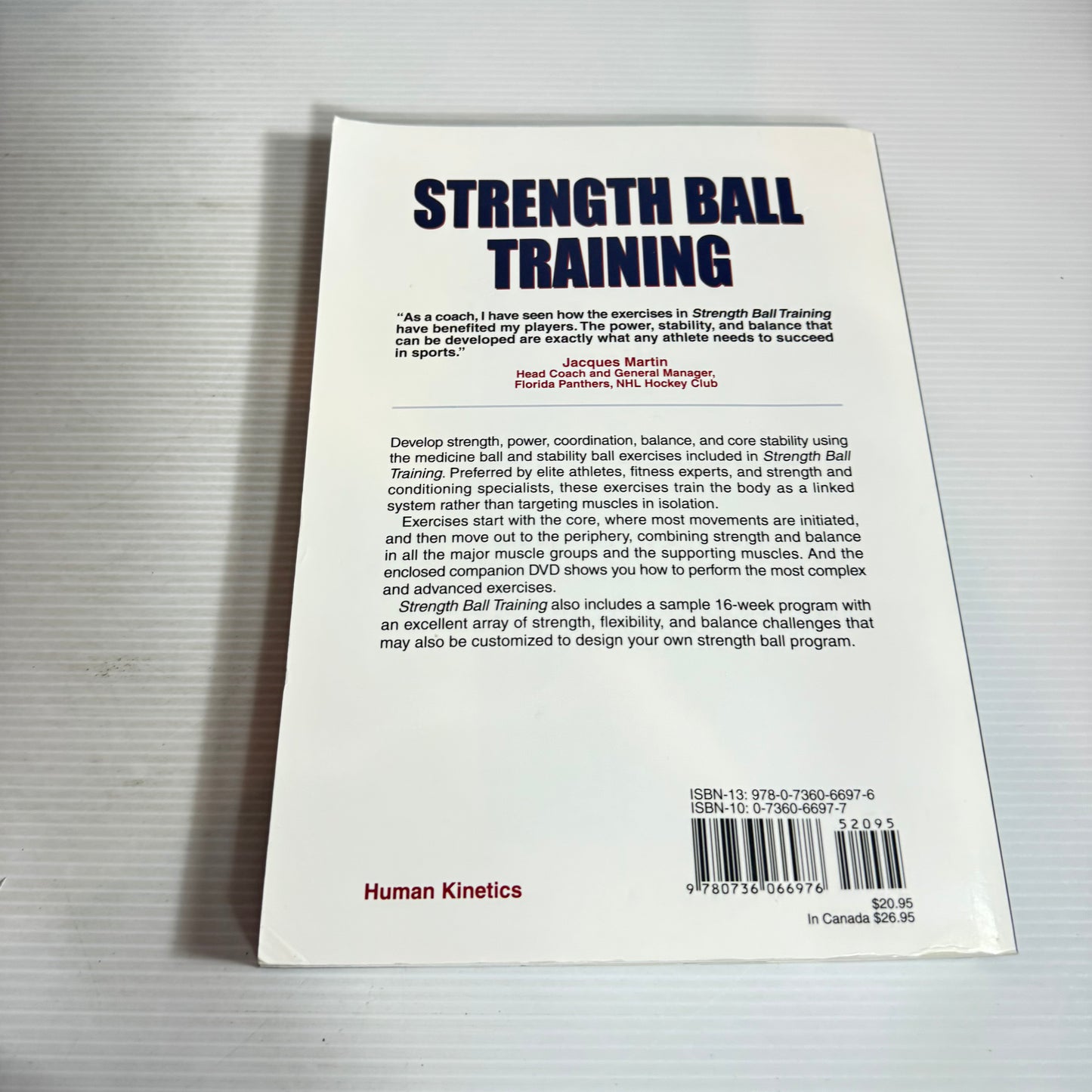 Strength Ball Training : Full Range of Stability and Medicine Ball Exercises (2nd Ed.)- Lorne Goldenberg & Peter Twist
