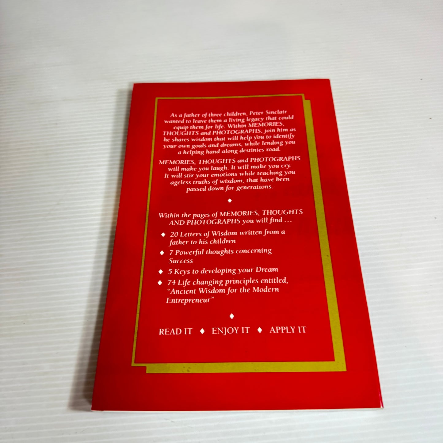 Memories, Thoughts And Photographs And A Whole Lots More - Peter Sinclair