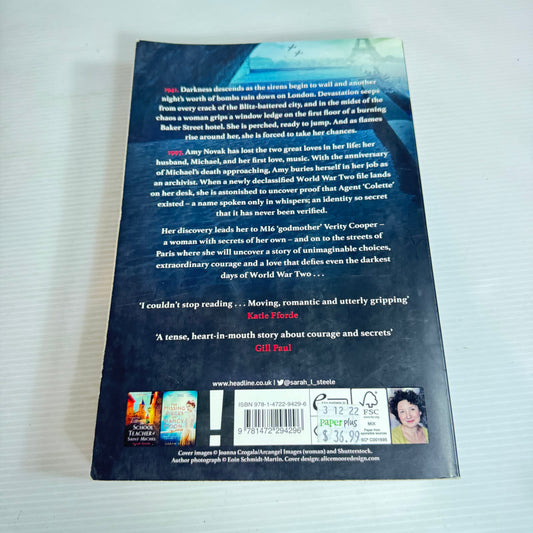 The Lost Song Of Paris - Sarah Steele