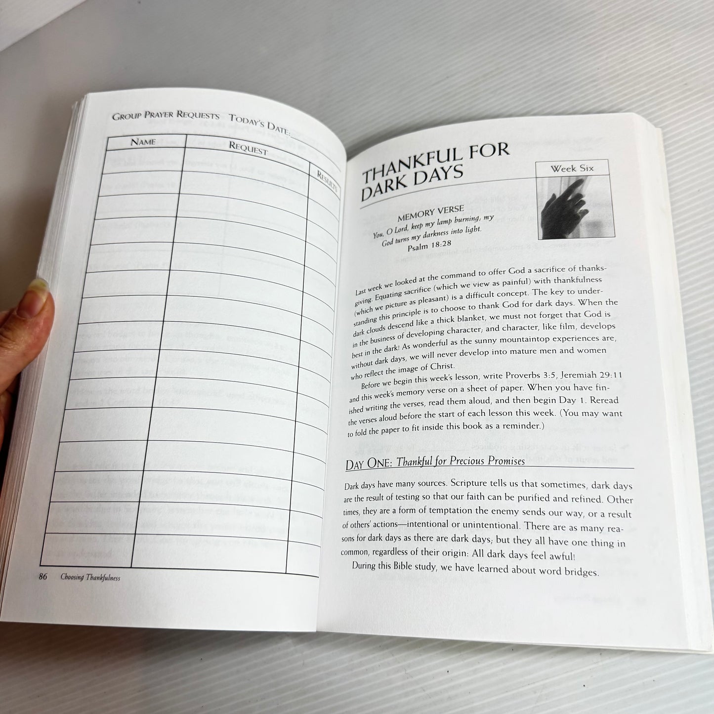 Choosing Thankfulness - First Place Bible Study Series
