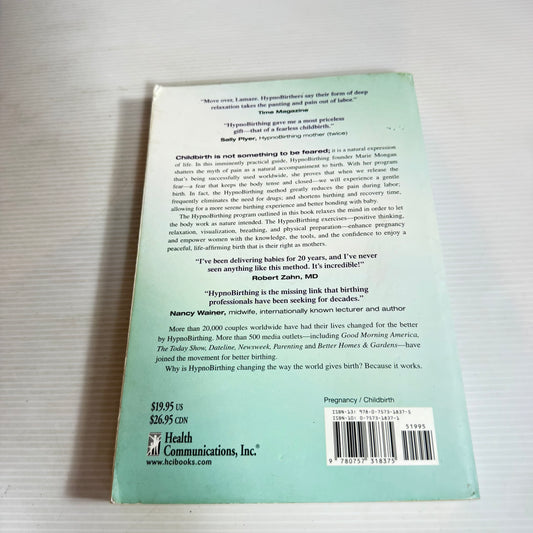 Hypnobirthing : The Mongan Method A Natural 4th Ed.- Marie F. Mongan, M.Ed., M.Hy.