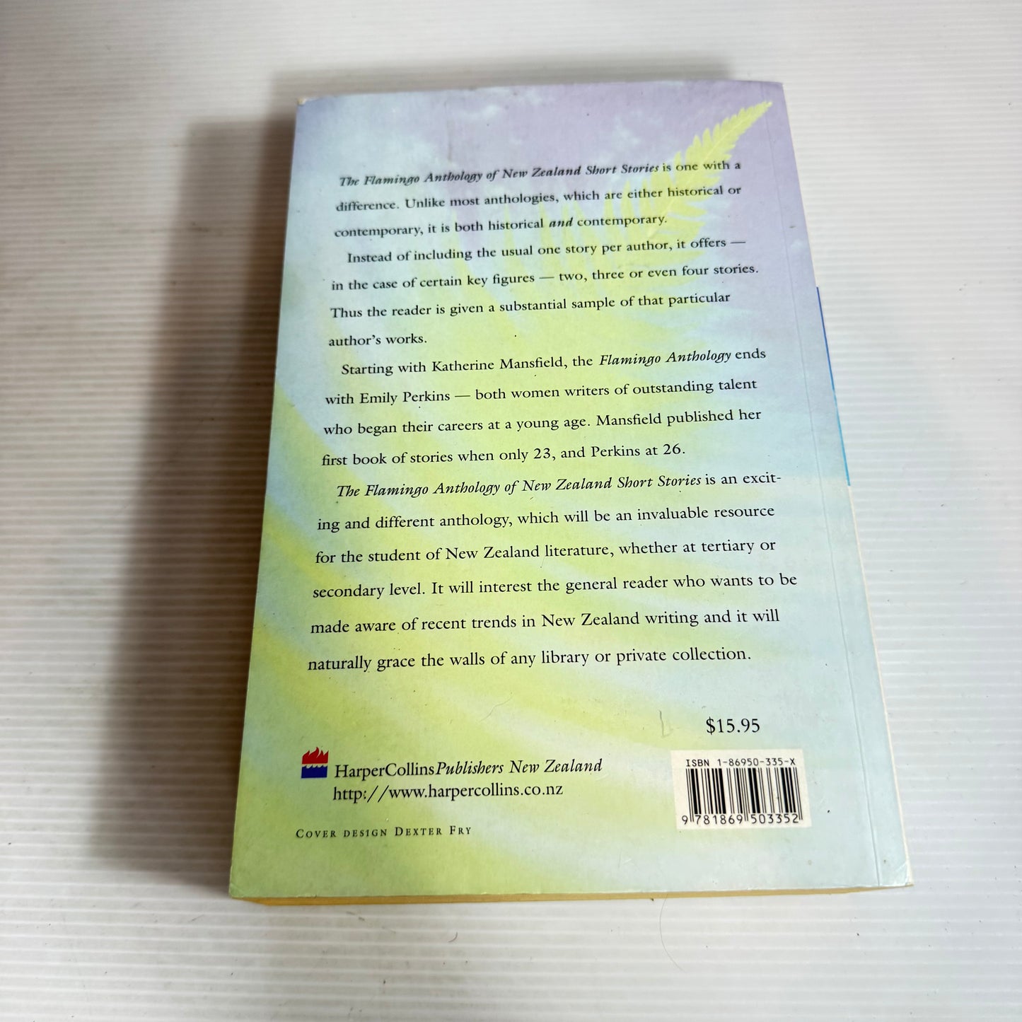 The Flamingo Anthology of New Zealand Short Stories - Edited by Michael Morrissey