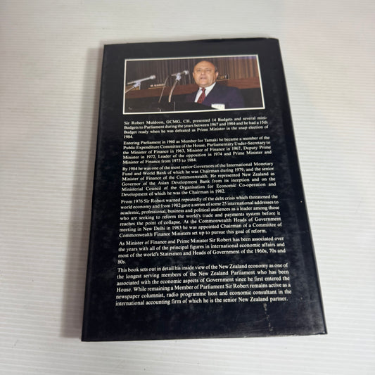 The New Zealand Economy : A Personal View - R. D. Muldoon (Vintage First Edition Signed 1985)