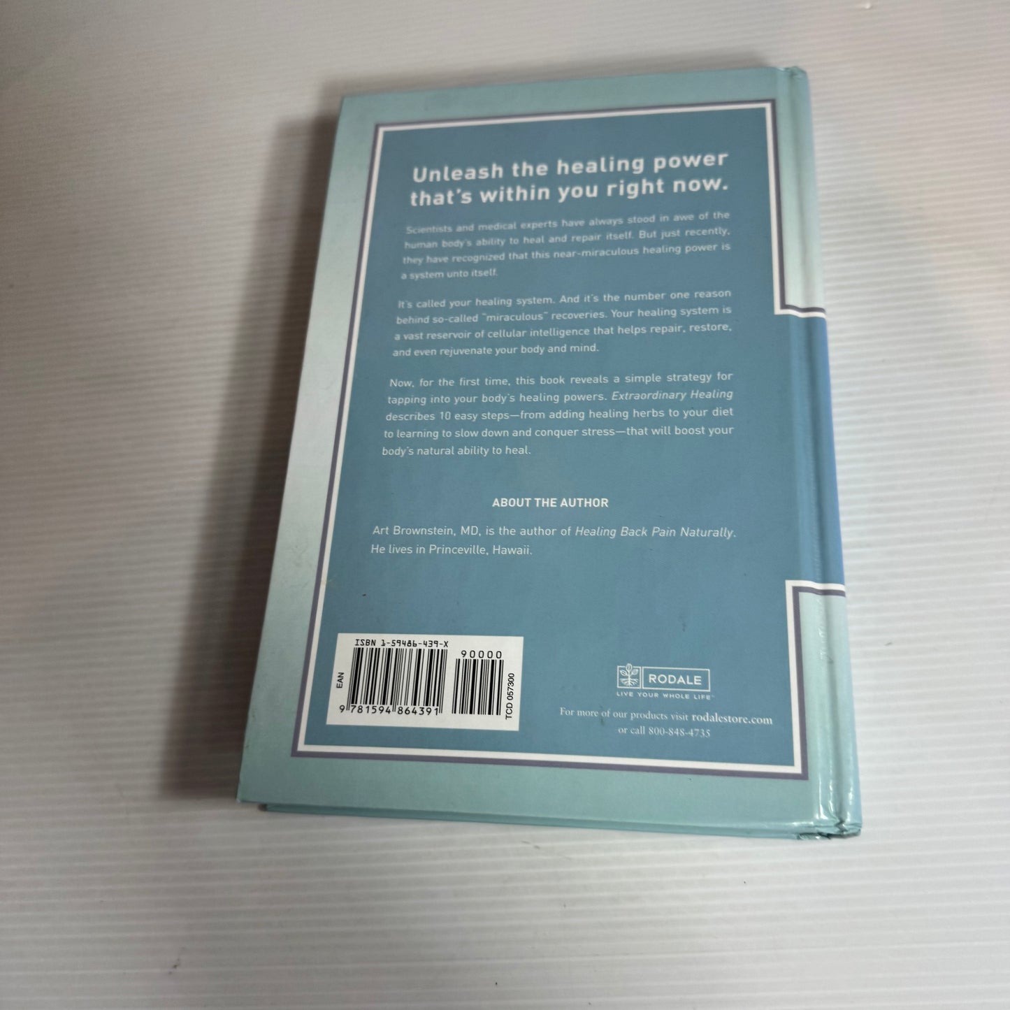 Extraordinary Healing : Trigger A Complete Healthy Turnaround in 10 Days or Less - Art Brownstein, MD