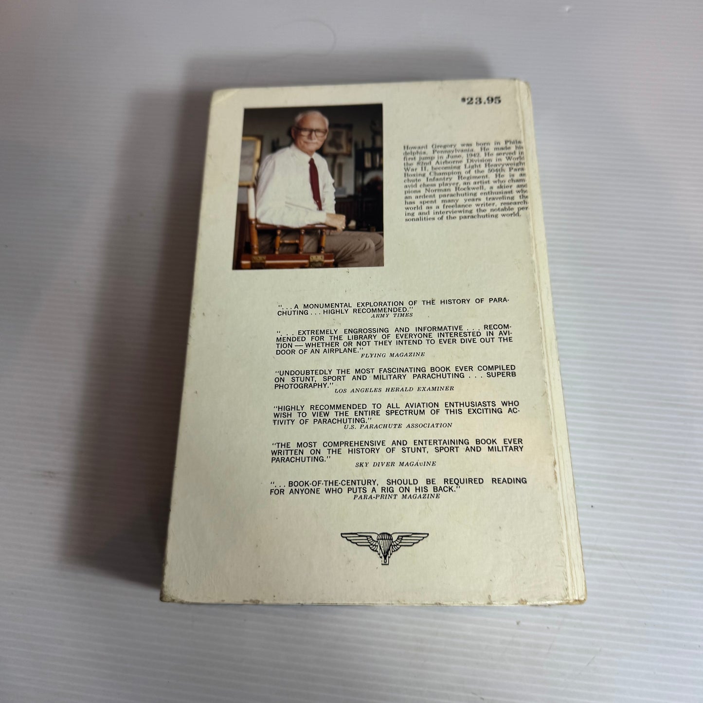 Parachuting's Unforgettable Jumps III 3rd Edition  - Howard Gregory (Vintage 1987)