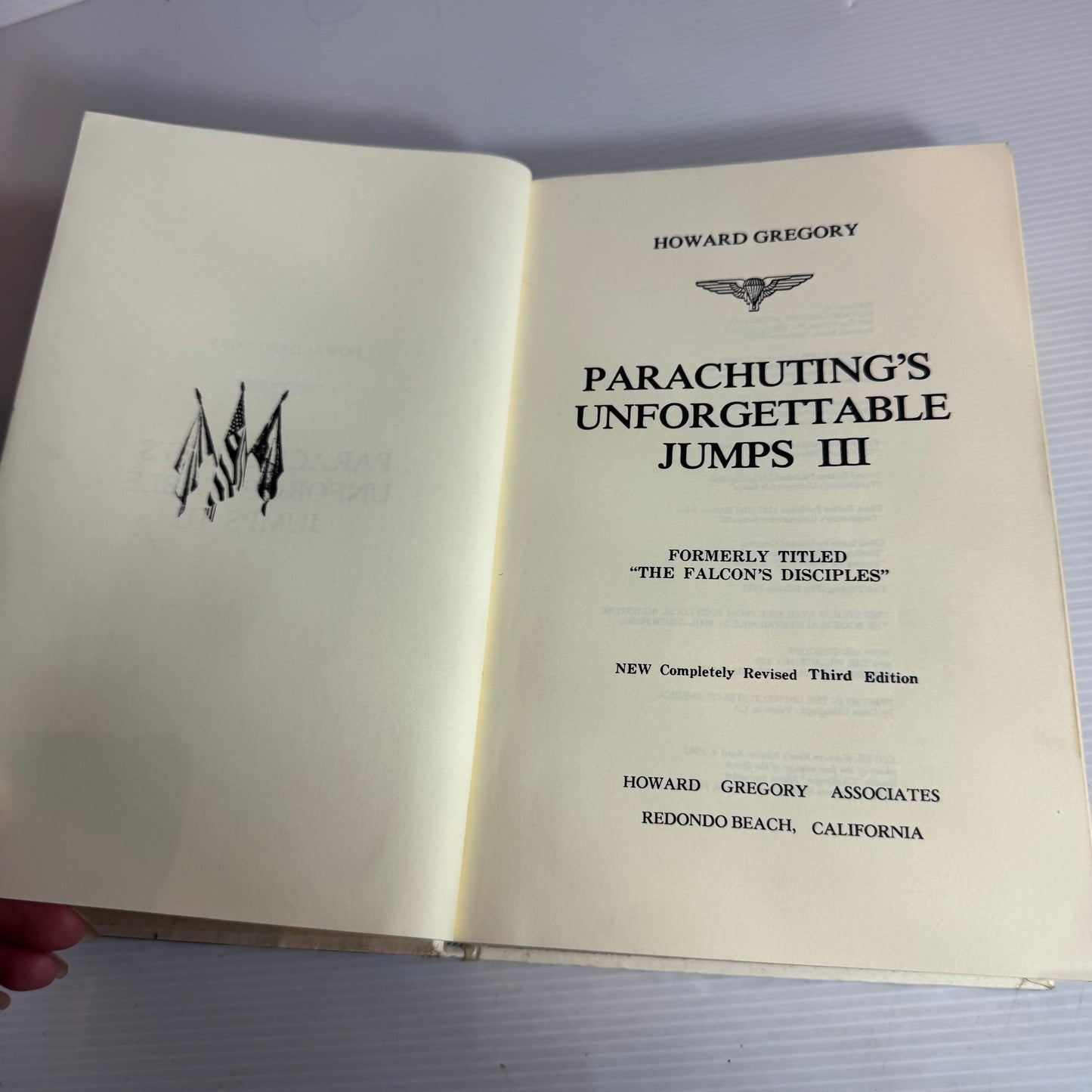 Parachuting's Unforgettable Jumps III 3rd Edition  - Howard Gregory (Vintage 1987)