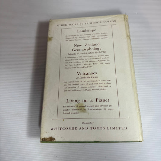 Geomorphology : An Introduction to the Study of Landforms - C. A. Cotton (Vintage 1960)
