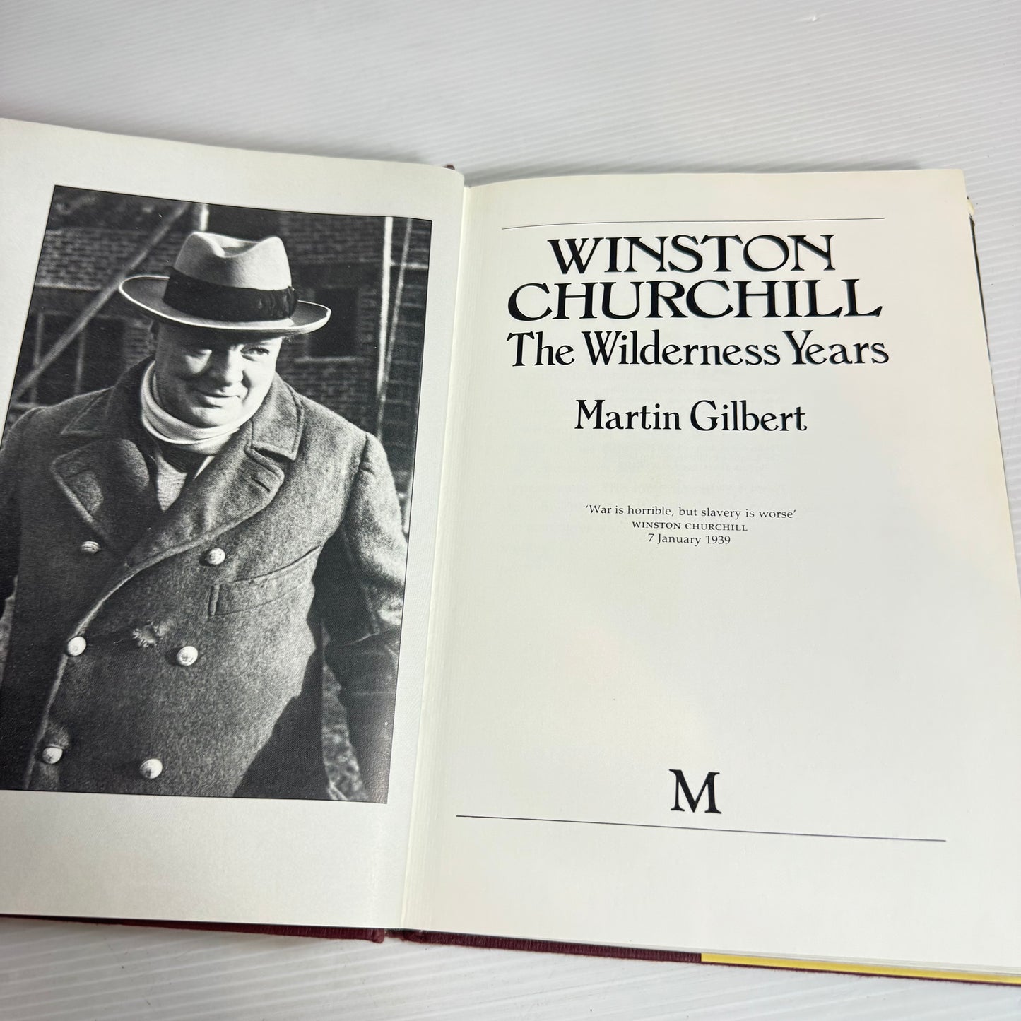 Winston Churchill : The Wilderness Years - Martin Gilbert  (Vintage 1981)