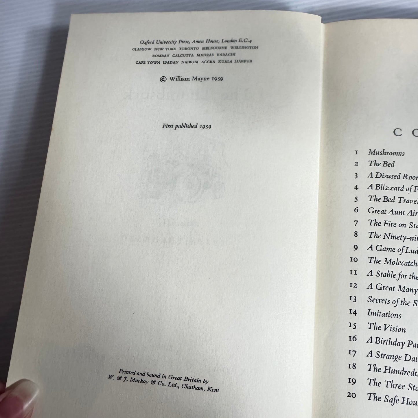 The Thumbstick - William Mayne (Vintage First Edition 1959)