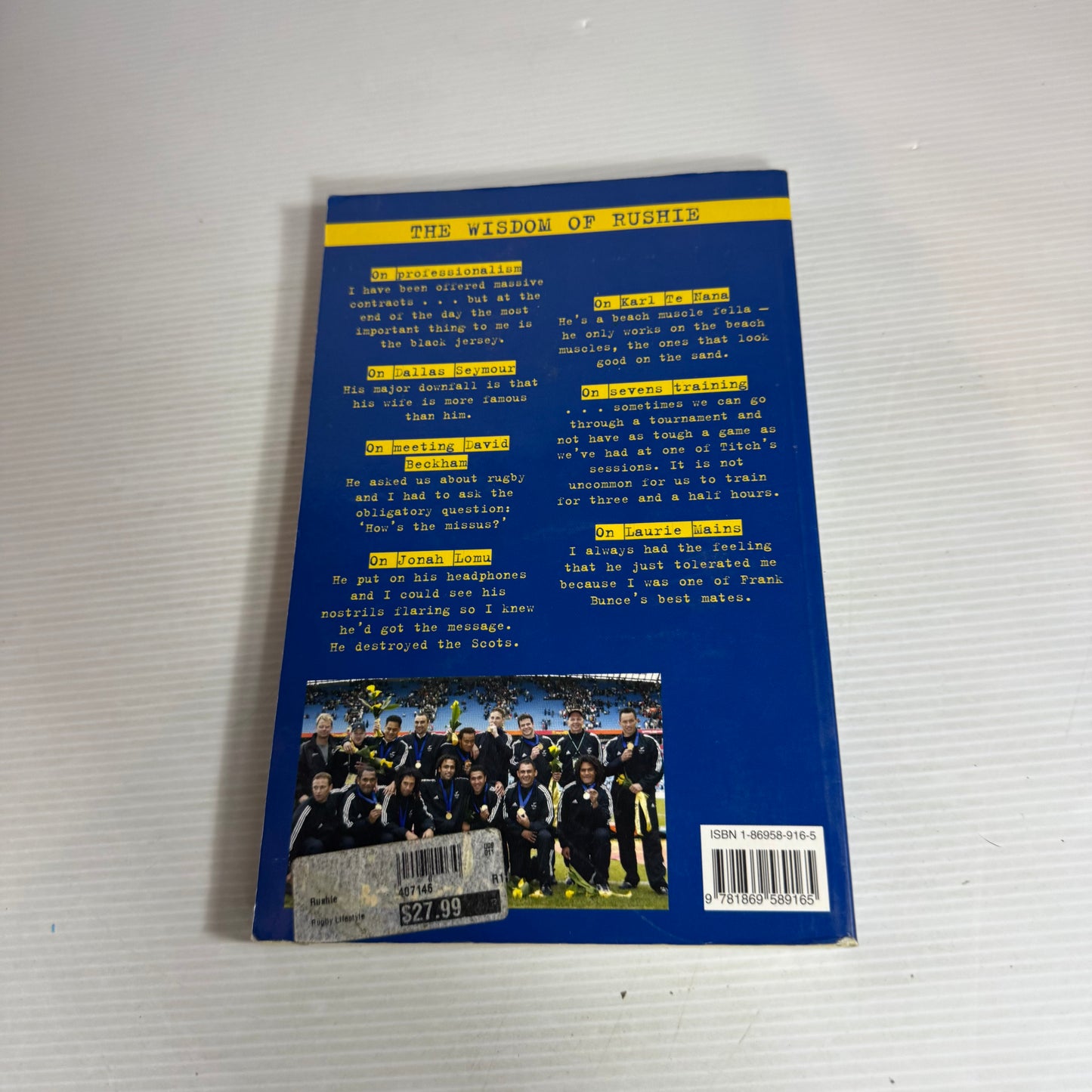 Rushie : More Uncensored, Politically Incorrect Tales from the Crowned King of New Zealand Sevens