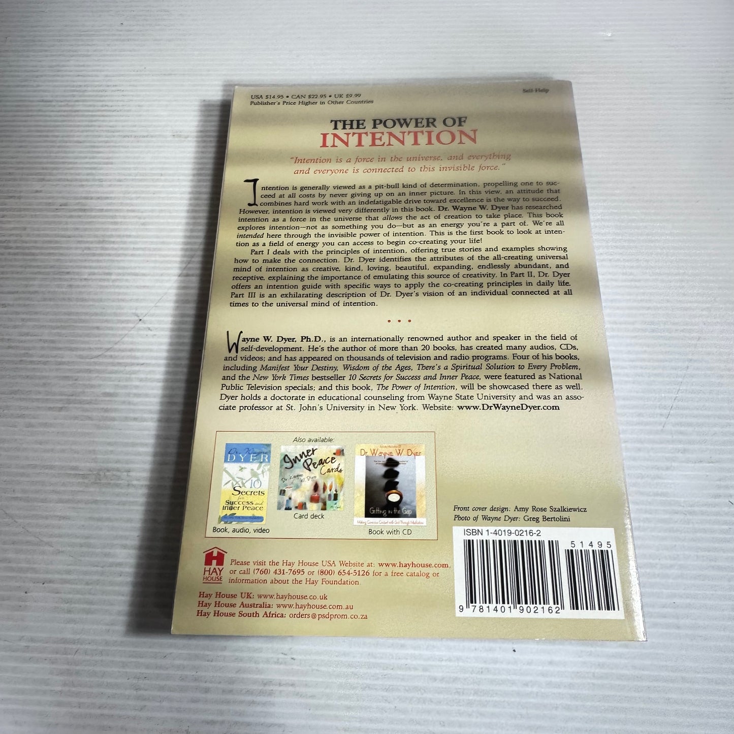 The Power of Intention : Learning to Co-create your World Your Way - Dr. Wayne W. Dyer