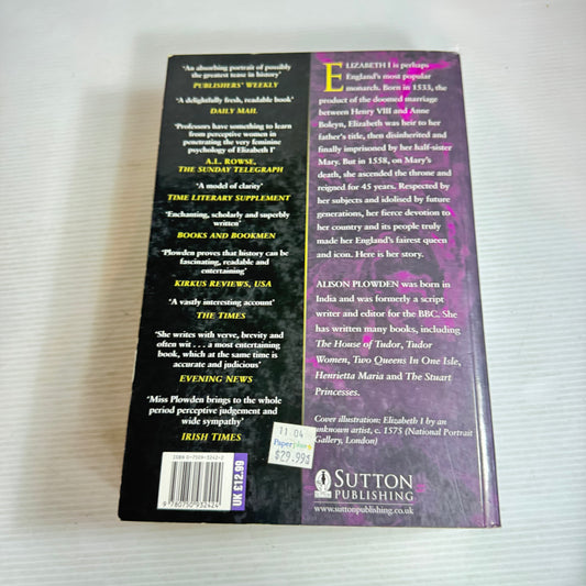 Elizabeth I - Alison Plowden